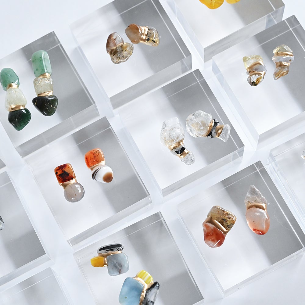 金繼天然石耳環手作體驗（Kintsugi Stone Earrings）｜課程使用的素材與工具 1